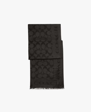  COACH - Khăn choàng nữ chữ nhật Signature Stole 