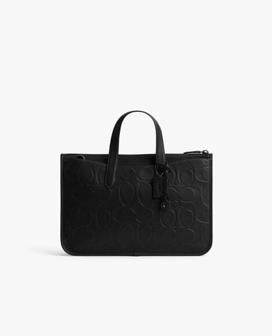 COACH - Túi tote nam phom chữ nhật Signature 