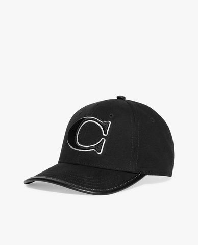  COACH - Nón bóng chày nữ phối logo thời trang 