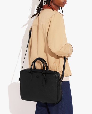  COACH - Cặp xách nam phom chữ nhật thời trang 