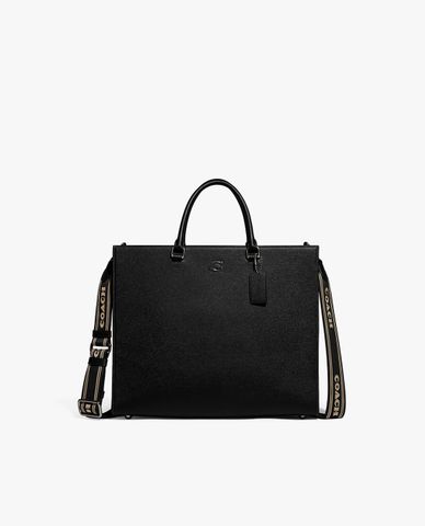  COACH - Túi tote unisex phom chữ nhật Field 40 Signature Canvas Interior 