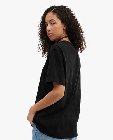  COACH - Áo thun nữ cổ tròn tay ngắn Essential 