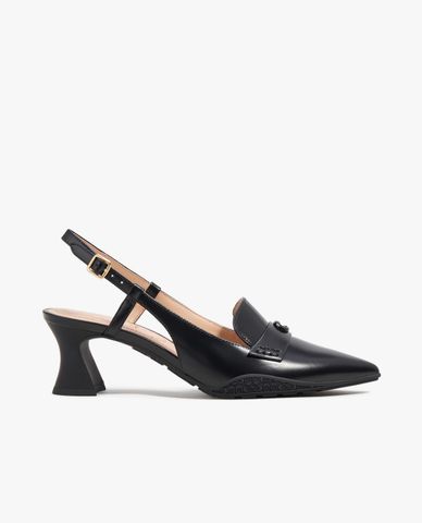  COACH - Giày sandals cao gót nữ bít mũi Nikola Hybrid 