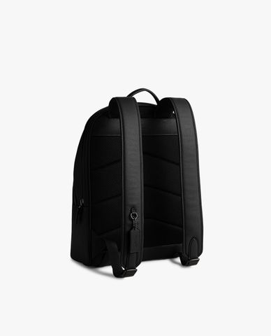  COACH - Balo nam phom chữ nhật Logo Plaque Leather 