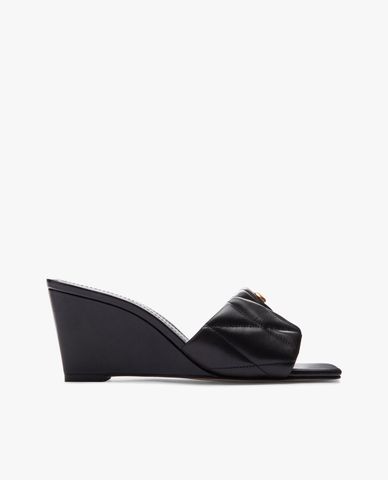  COACH - Dép nữ đế xuồng hở mũi quai ngang thời trang 