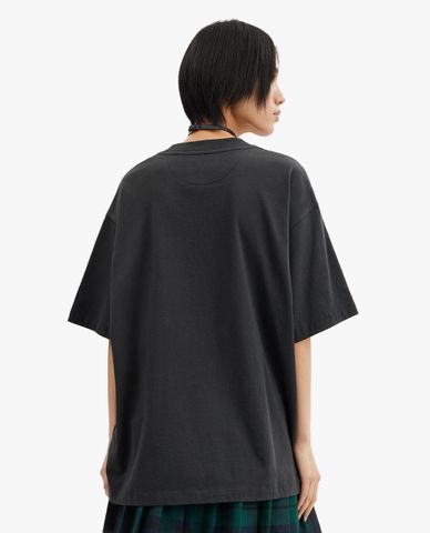  COACH - Áo thun nữ cổ tròn tay ngắn Rexy 