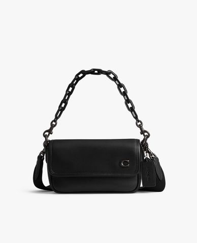  COACH - Túi đeo chéo nam phom chữ nhật phối nấp gập hiện đại 