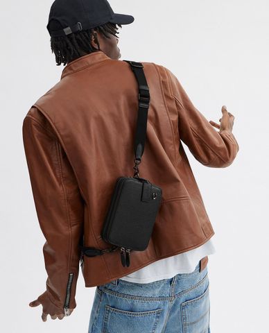  COACH - Túi đeo chéo nam phom chữ nhật Charter 19 