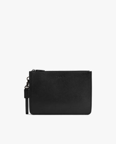  COACH - Clutch nam phom chữ nhật monogram Charter 