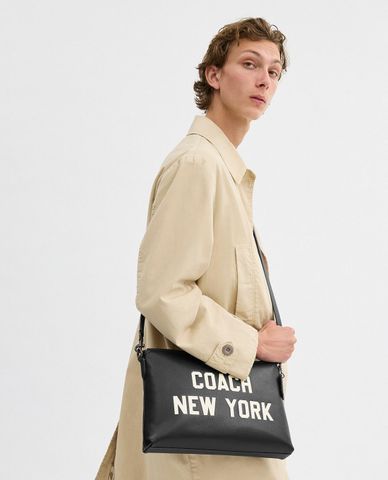  COACH - Túi đeo chéo nam phom chữ nhật Relay 