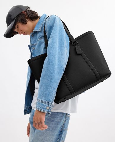  COACH - Túi tote nam phom hình thang Gotham 