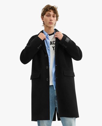  COACH - Áo khoác măng tô nam dáng dài Double Faced 