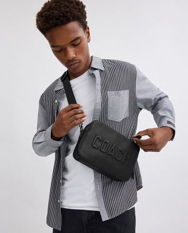  COACH - Túi đeo chéo nam phom chữ nhật Charter 24 