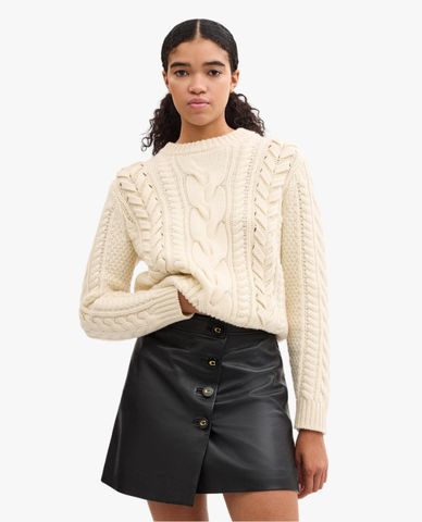  COACH - Chân váy dáng chữ A mini Asymmetrical 