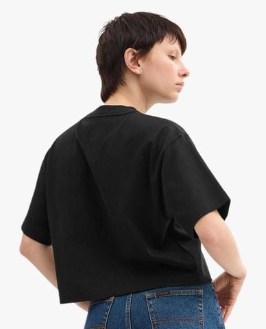  COACH - Áo thun nữ cổ tròn tay ngắn New Year Snake Script 