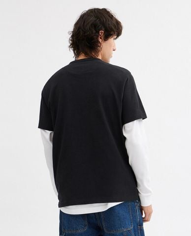  COACH - Áo thun nam cổ tròn tay ngắn New Year Snake Script 