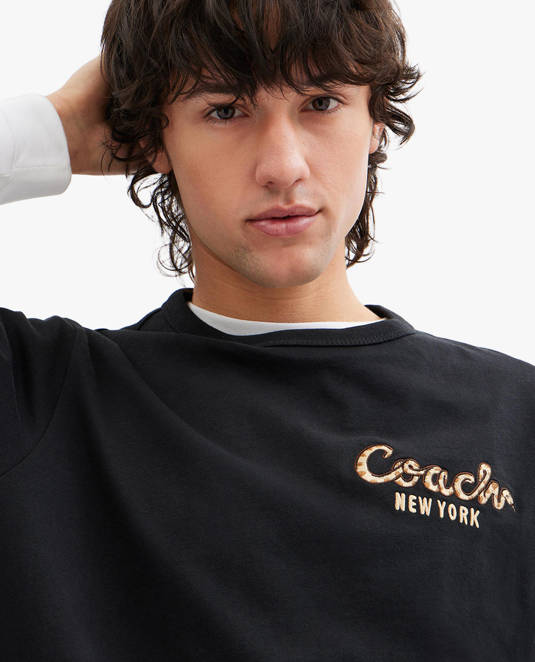 ★Coach★ New Year Coach Snake Script T-Shirt CZ933 BLK COACH® Outlet | New Year Coach Snake Script T Shirt In