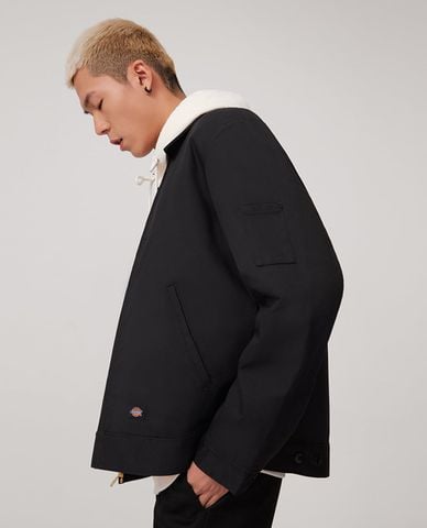  DICKIES - Áo khoác sơ mi unisex phối zip Eisenhower 