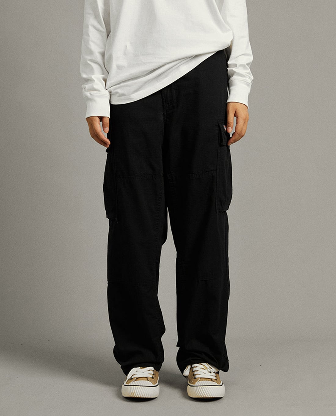 DICKIES - Quần ống rộng unisex phối túi Ripstop Cargo