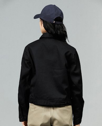  DICKIES - Áo khoác croptop nữ cổ bẻ tay dài hiện đại 