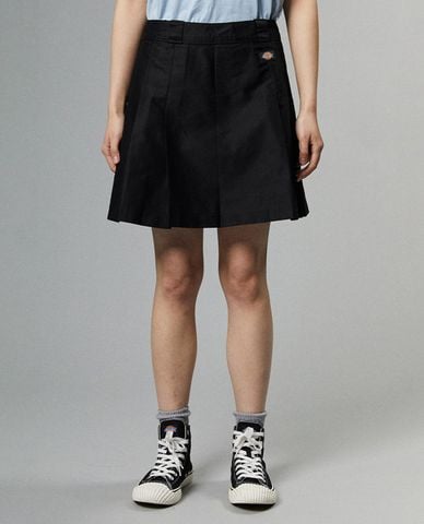  DICKIES - Váy xếp li mini thời trang Elizaville Pleated 