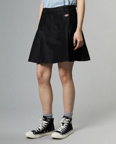  DICKIES - Váy xếp li mini thời trang Elizaville Pleated 