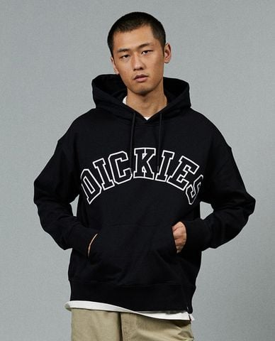  DICKIES - Áo hoodie unisex tay dài phối mũ 