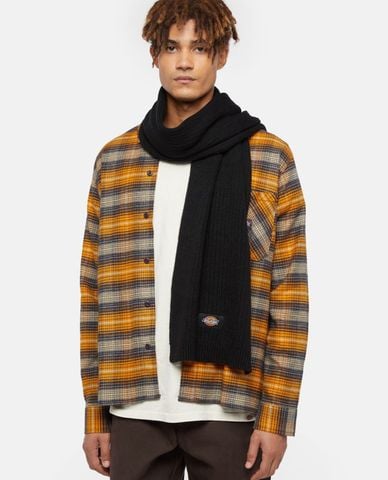  DICKIES - Khăn choàng unisex dệt kim phối logo Rib 