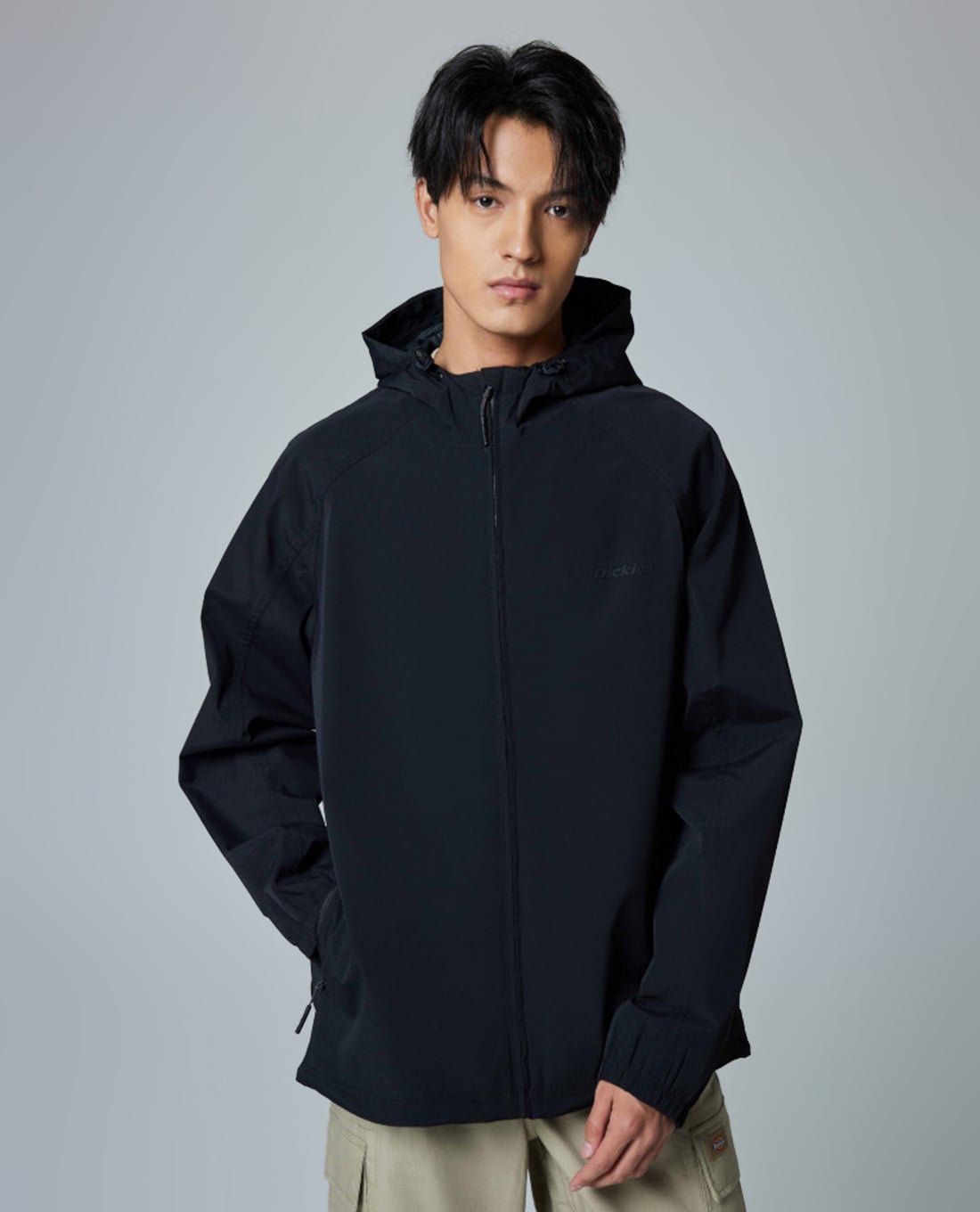 DICKIES - Áo khoác phối mũ nam tay dài phối dây rút