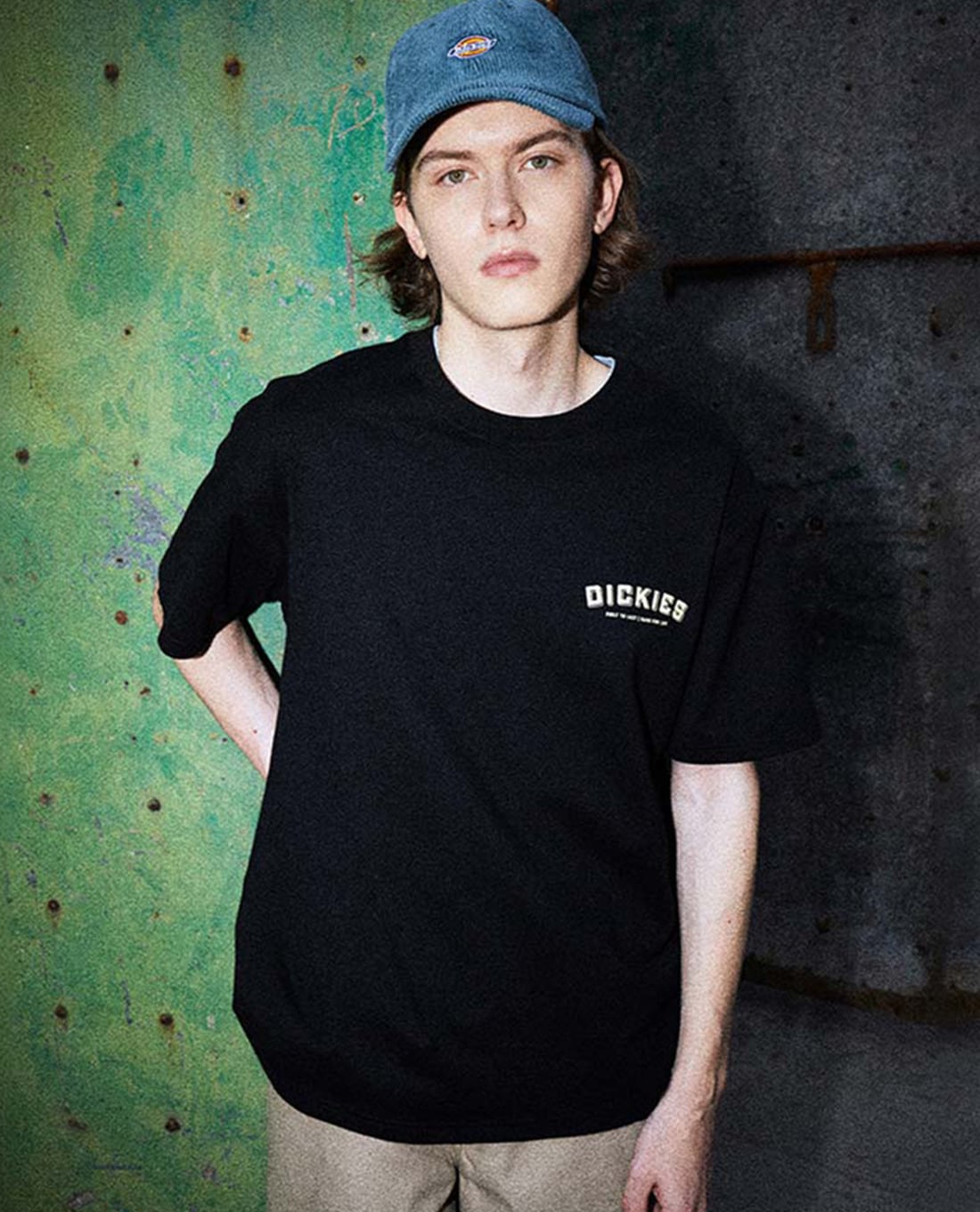 DICKIES - Áo thun nam cổ tròn tay ngắn Jersey