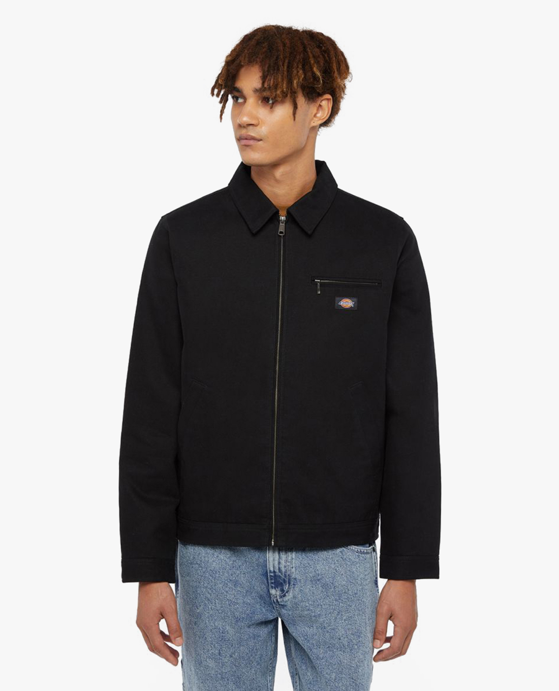 DICKIES - Áo khoác sơ mi nam phối khóa zip hiện đại