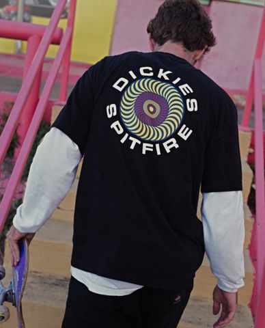 DICKIES - Áo thun nam cổ tròn tay ngắn Dickies x Spitfire Graphic 
