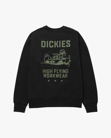  DICKIES - Áo sweatshirt nam cổ tròn tay dài Graphic Back Print 