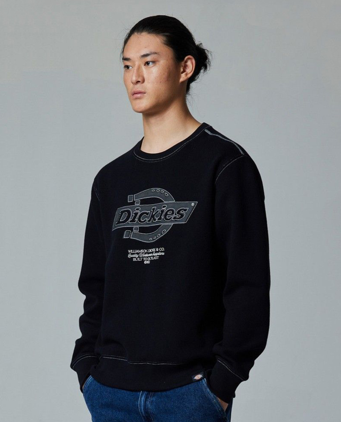 DICKIES - Áo sweatshirt unisex cổ tròn tay dài
