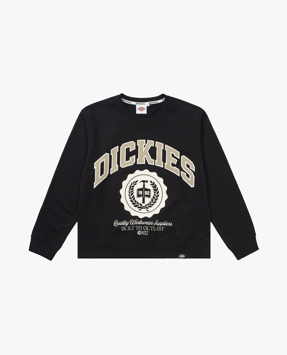 DICKIES - Áo sweatshirt nữ cổ tròn tay dài
