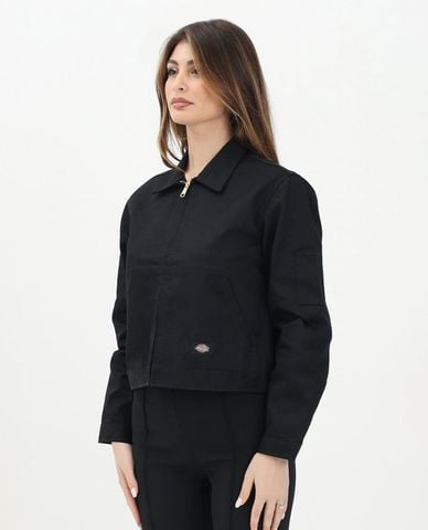  DICKIES - Áo khoác croptop nữ cổ bẻ tay dài Eisenhower 