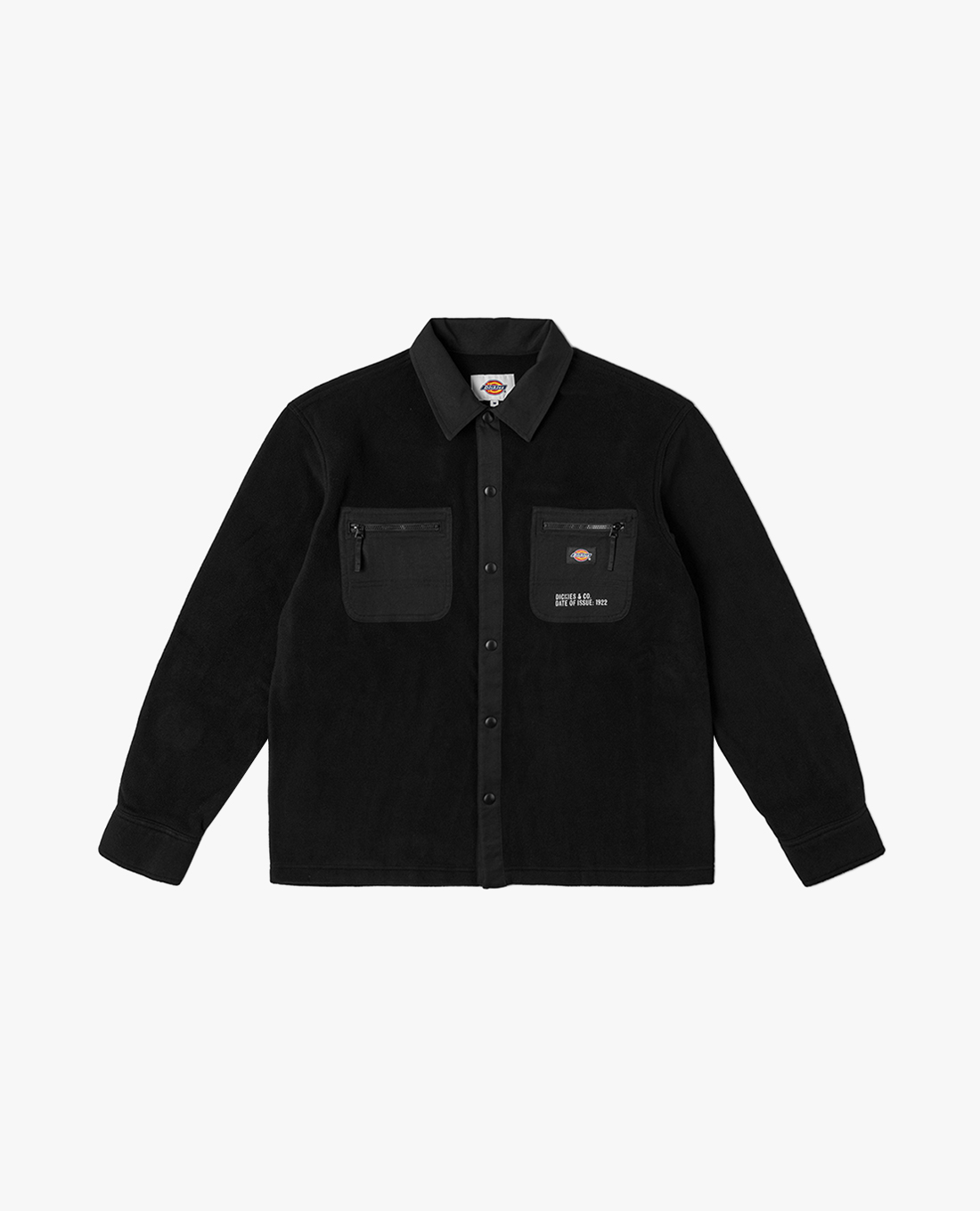 DICKIES - Áo khoác sơ mi unisex cổ bẻ tay dài New Casual