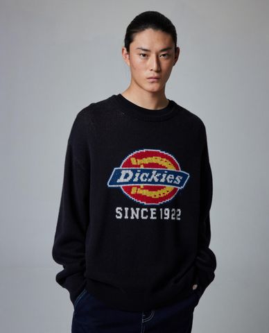  DICKIES - Áo sweatshirt nam cổ tròn tay dài phối logo 