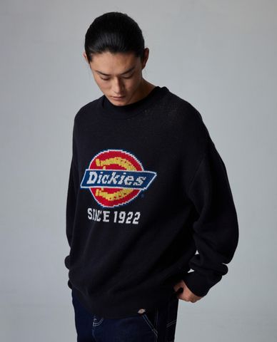  DICKIES - Áo sweatshirt nam cổ tròn tay dài phối logo 