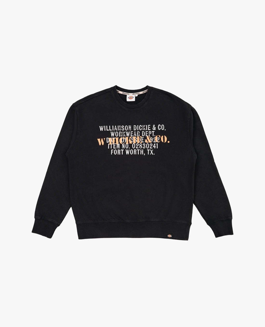 DICKIES - Áo sweatshirt nam cổ tròn tay dài thời trang