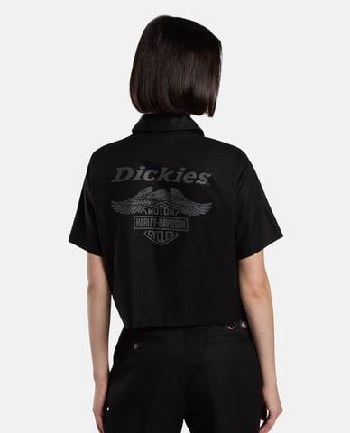  DICKIES - Áo sơ mi nữ phom croptop Dickies x Harley Davidson 