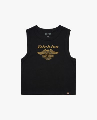  DICKIES - Áo ba lỗ nữ cổ tròn Dickies x Harley Davidson 