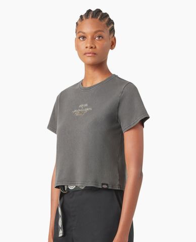  DICKIES - Áo croptop nữ cổ tròn tay ngắn Dickies x Harley Davidson 