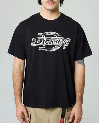  DICKIES - Áo thun unisex cổ tròn tay ngắn Graphic 