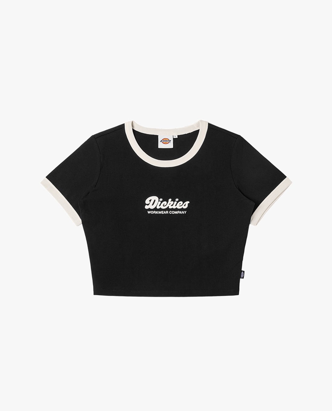 DICKIES - Áo croptop nữ cổ tròn tay ngắn Lewistown Ringer