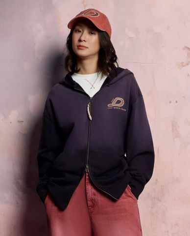  DICKIES - Áo khoác phối mũ unisex French Terry 