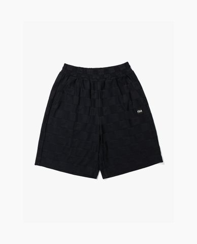  FILA - Quần short trẻ em ống rộng Jagard Checkerboard 