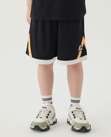  FILA - Quần short trẻ em ống rộng Tape Point 