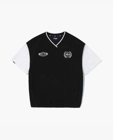  FILA - Áo thun trẻ em cổ V tay ngắn Colorful 