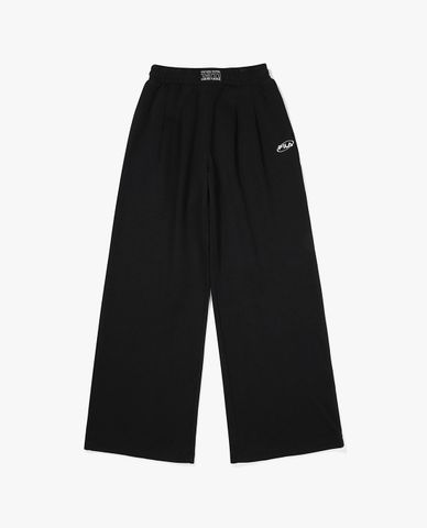  FILA - Quần dài nữ ống rộng lưng thun Heritage 